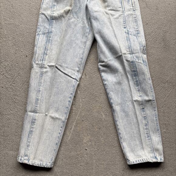 Deadstock 90s Dockers Jeans 28x28 Pleated Denim Levi’s Baggy Acid Wash Vintage - Picture 3 of 12